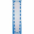 Kemp Usa Kemp 18" AB Spine Board, Red White, 10-993-WHI 10-993-WHI